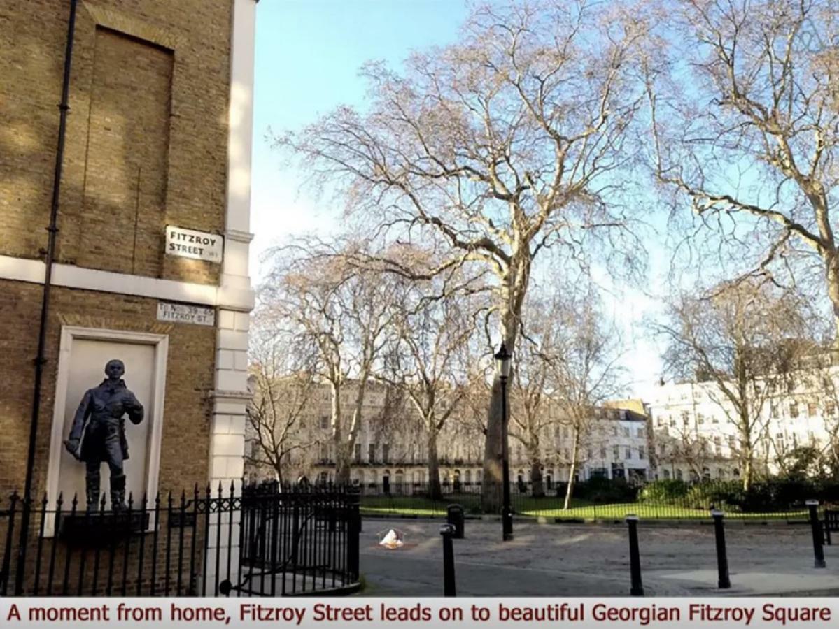Elegant Fitzrovia Central London 2-Bed Nr Oxford Street Helpful Informative Host Bagian luar foto