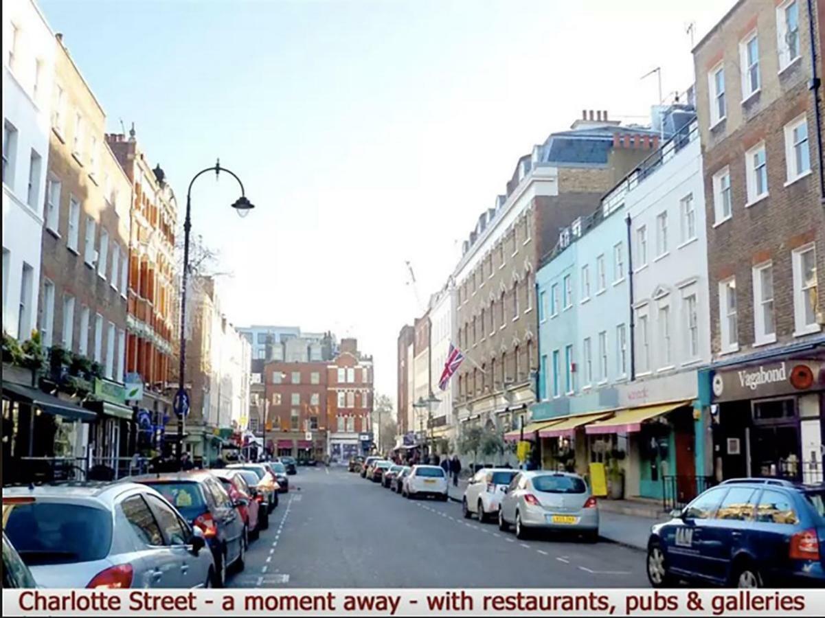 Elegant Fitzrovia Central London 2-Bed Nr Oxford Street Helpful Informative Host Bagian luar foto